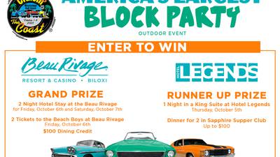 27th Annual Cruisin’ the Coast Giveaway