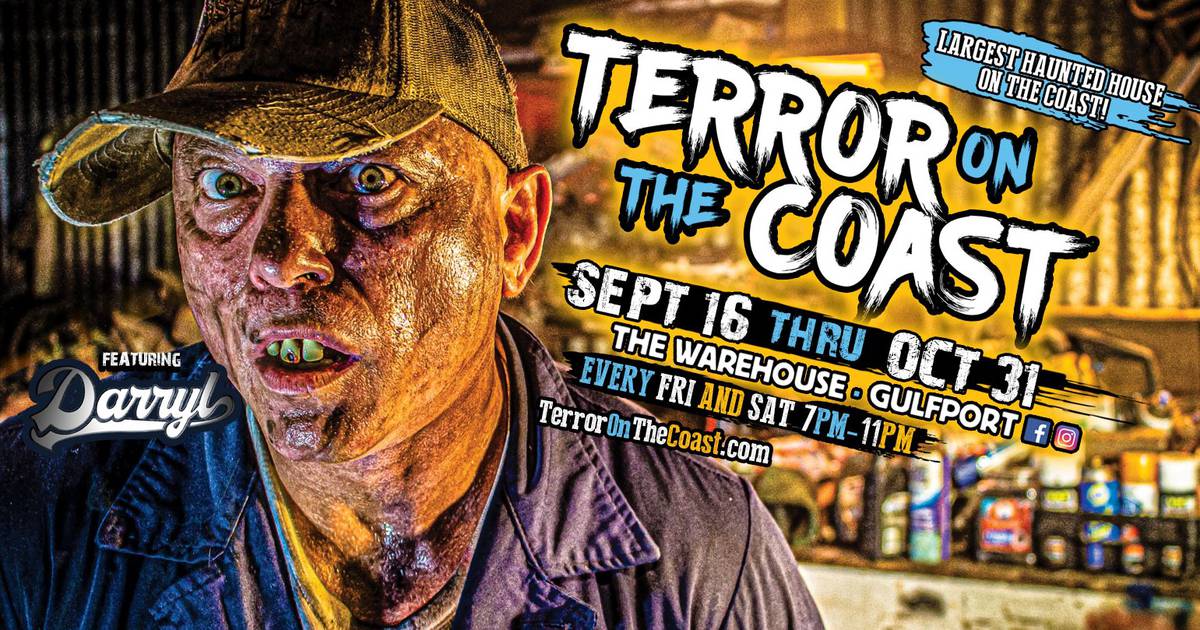 Terror on the Coast Open now through Halloween at The Warehouse in
