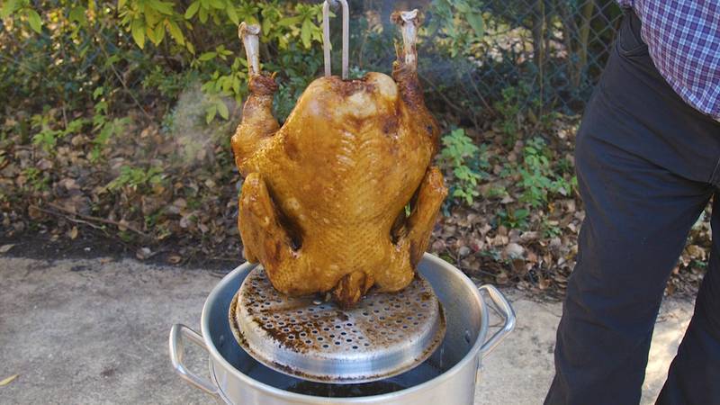 Learn how to deep fry a turkey to perfection